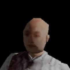 PS1-style character head