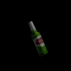 PS1-style Stella beer bottle